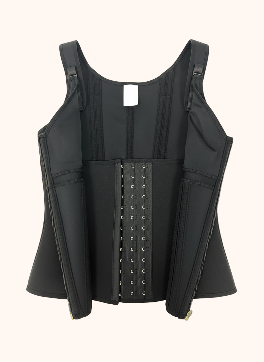 SnachFIT AirMesh™ Double-Layer Tummy Control Waist Shaper Faja with Bra, Tummy & CoreAlign™ Posture Support (V2)